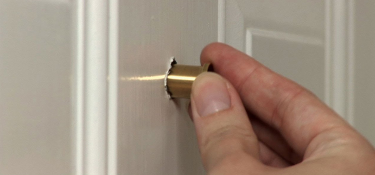 peephole door repair in Rialto